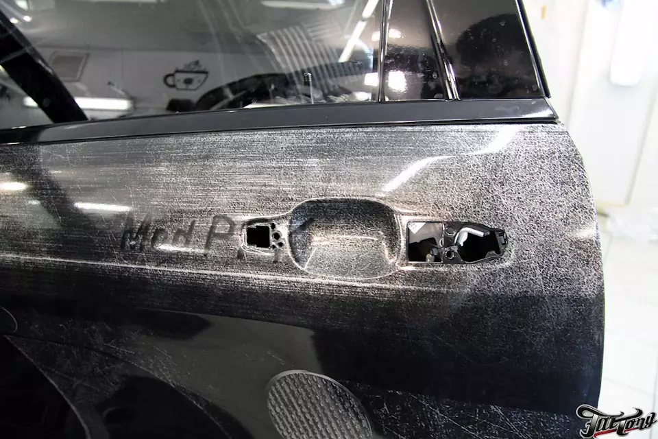 Jeep Grand Cherokee. Эксклюзивная винилография, окрас масок фар и порошковый окрас дисков.
